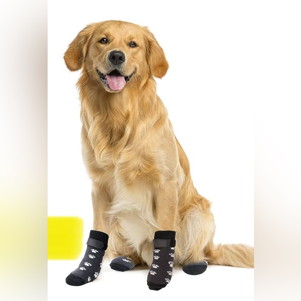 Dog Paw Protection Socks - Black